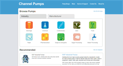 Desktop Screenshot of channelpumps.com